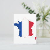 Postale Carte Drapeau France FR (Debout devant)