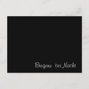 Postale Carte drôle "Bregenz bei Nacht"