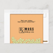 Postale Carte drôle pour un prompt rétablissement (Dos)