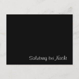 Postale Carte drôle "Salzburg bei Nacht"