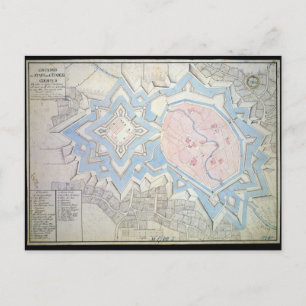 Postale Carte du 17ème siècle de Coesfeld Ludgerusburg All