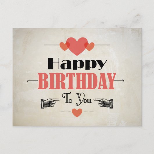 Postale Carte du Birthday (Devant)