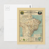 Postale Carte du Brésil (1908) (Devant / Derrière)
