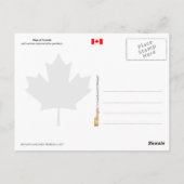 Postale Carte du Canada et divers produits représentatifs (Dos)