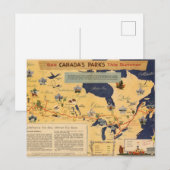 Postale Carte du Canada - Parcs Canada (Devant / Derrière)
