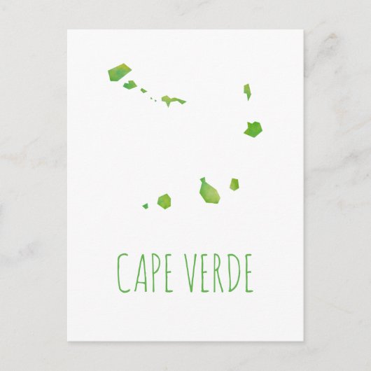 Postale Carte du Cap-Vert (Devant)