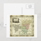 Postale Carte du Cercle autrichien du Saint Empire Romain (Devant / Derrière)