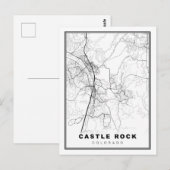 Postale Carte du château de Rock (Devant / Derrière)