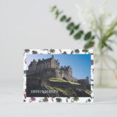 Postale Carte du château d'Édimbourg (Debout devant)