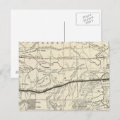 Postale Carte du chemin de fer du Pacifique Nord (Devant / Derrière)