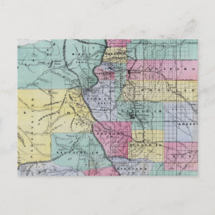 Postale Carte du Colorado par Thayer