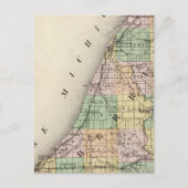 Postale Carte du comté de Berrien, Michigan (Devant)