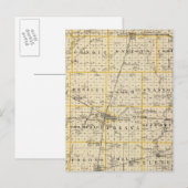 Postale Carte du comté de Champaign (Devant / Derrière)