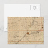 Postale Carte du comté de Crawford, État de l'Iowa (Devant / Derrière)