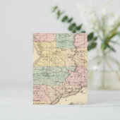 Postale Carte du comté de Crawford, État du Wisconsin (Debout devant)