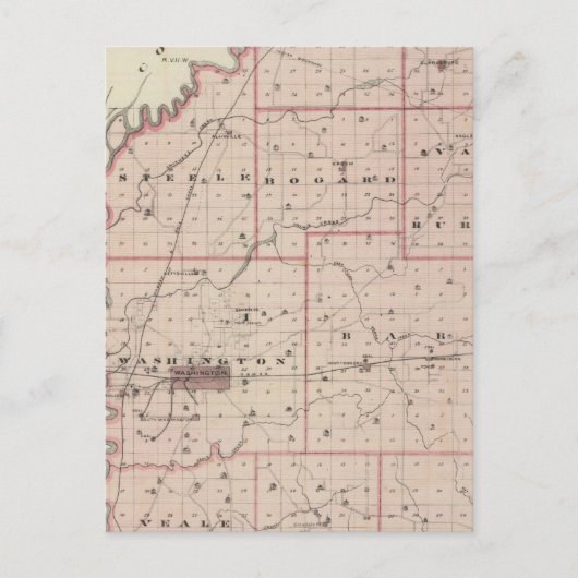 Postale Carte du comté de Daviess (Devant)