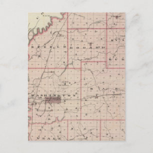 Postale Carte du comté de Daviess