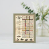 Postale Carte du comté de De Kalb, Illinois (1860) (Debout devant)