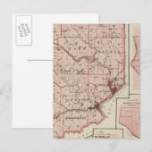 Postale Carte du comté de Dearborn avec Greendale (Devant / Derrière)