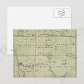 Postale Carte du comté de Faribault, Minnesota (Devant / Derrière)