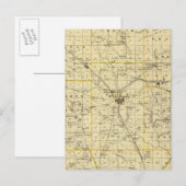 Postale Carte du comté de Hamilton (Devant / Derrière)