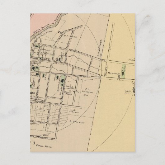 Postale Carte du comté de Houlton, Aroostook (Devant)