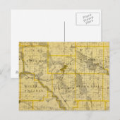 Postale Carte du comté de Jasper, État de l'Iowa (Devant / Derrière)