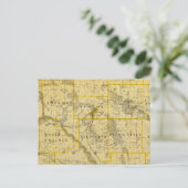 Postale Carte du comté de Jasper, État de l'Iowa (Debout devant)