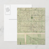 Postale Carte du comté de Lagrange avec La Grange, Lima (Devant / Derrière)