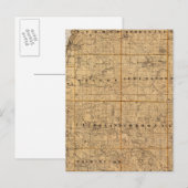 Postale Carte du comté de Le Sueur, Minnesota (Devant / Derrière)