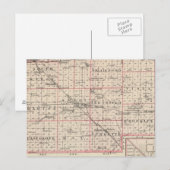 Postale Carte du comté de Lee et d'Amboy (Devant / Derrière)