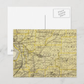 Postale Carte du comté de Madison (Devant / Derrière)