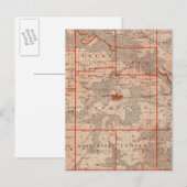 Postale Carte du comté de Marion, État de l'Iowa (Devant / Derrière)