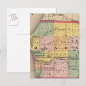 Postale Carte du comté de Mason, Michigan (Devant / Derrière)