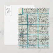 Postale Carte du comté de McLean et du Roy (Devant / Derrière)