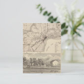 Postale Carte du comté de Muscatine (Debout devant)