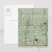 Postale Carte du comté de Page, État de l'Iowa (Devant / Derrière)