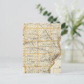 Postale Carte du comté de Peoria et de Minonk (Debout devant)