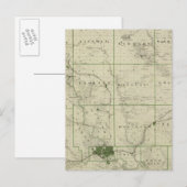 Postale Carte du comté de Polk, État de l'Iowa (Devant / Derrière)