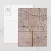 Postale Carte du comté de Stearns, Minnesota (Devant / Derrière)