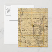 Postale Carte du comté de Story, État de l'Iowa (Devant / Derrière)