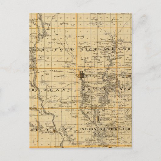 Postale Carte du comté de Story, État de l'Iowa (Devant)