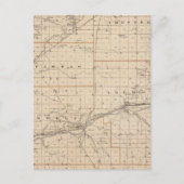 Postale Carte du comté de Wabash (Devant)