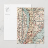 Postale Carte du comté de Westchester, New York (Devant / Derrière)