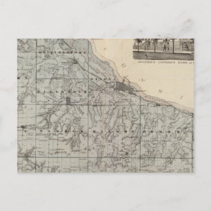 Postale Carte du comté de Winona, Minnesota