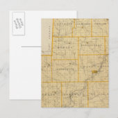 Postale Carte du comté d'Owen (Devant / Derrière)
