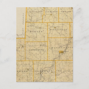 Postale Carte du comté d'Owen