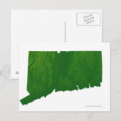 Postale Carte du Connecticut 2 (Devant / Derrière)