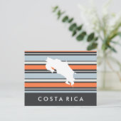 Postale Carte du Costa Rica : Les formes modernes (Debout devant)