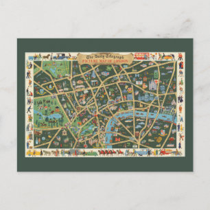 Postale Carte du Daily Telegraph de Londres